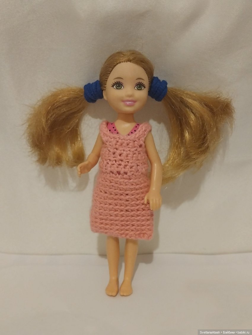 Весенние простые платьишки для маленьких кукол (с МК)