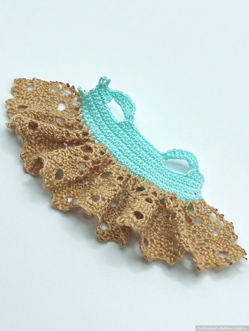 Весенние простые платьишки для маленьких кукол (с МК) (фото 6)