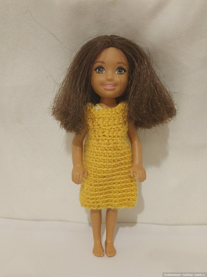 Весенние простые платьишки для маленьких кукол (с МК)