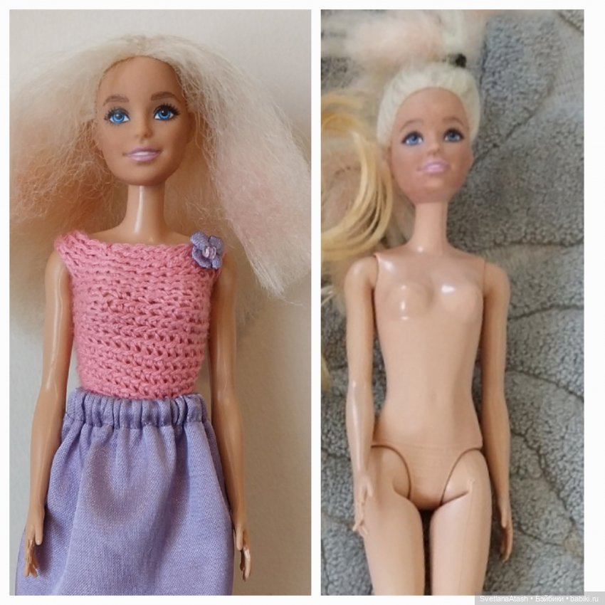 Куклы дочек подруги приходили лечиться + выкройка брюк и безрукавной блузки на куклу Hasbro Super girls
