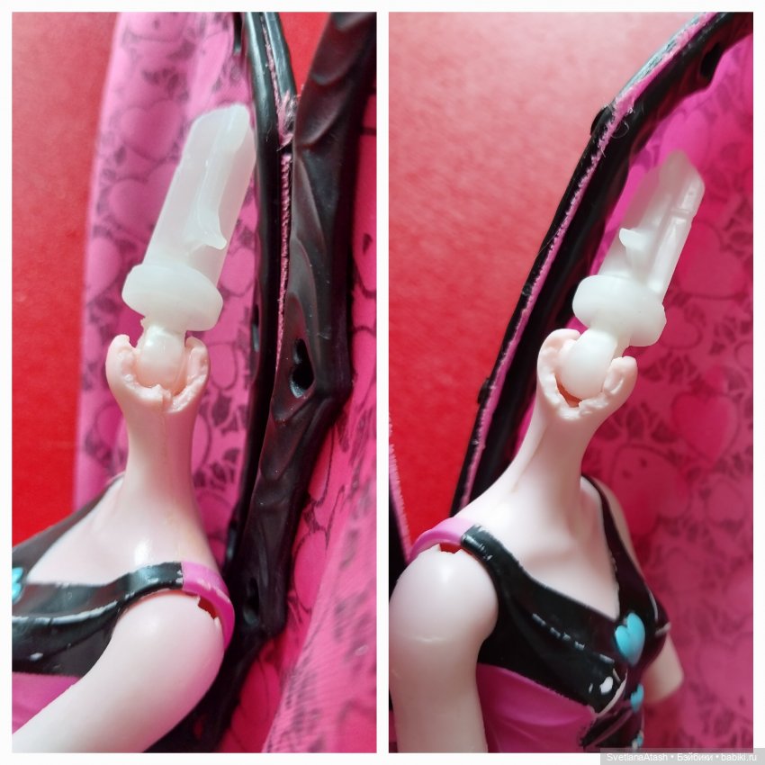 Куклы дочек подруги приходили лечиться + выкройка брюк и безрукавной блузки на куклу Hasbro Super girls (фото 6)