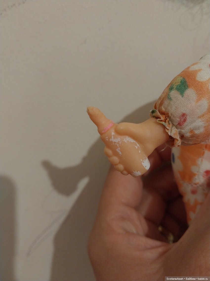 Ремонт мягкотелой куколки + выкройка тела для неё (фото 3)