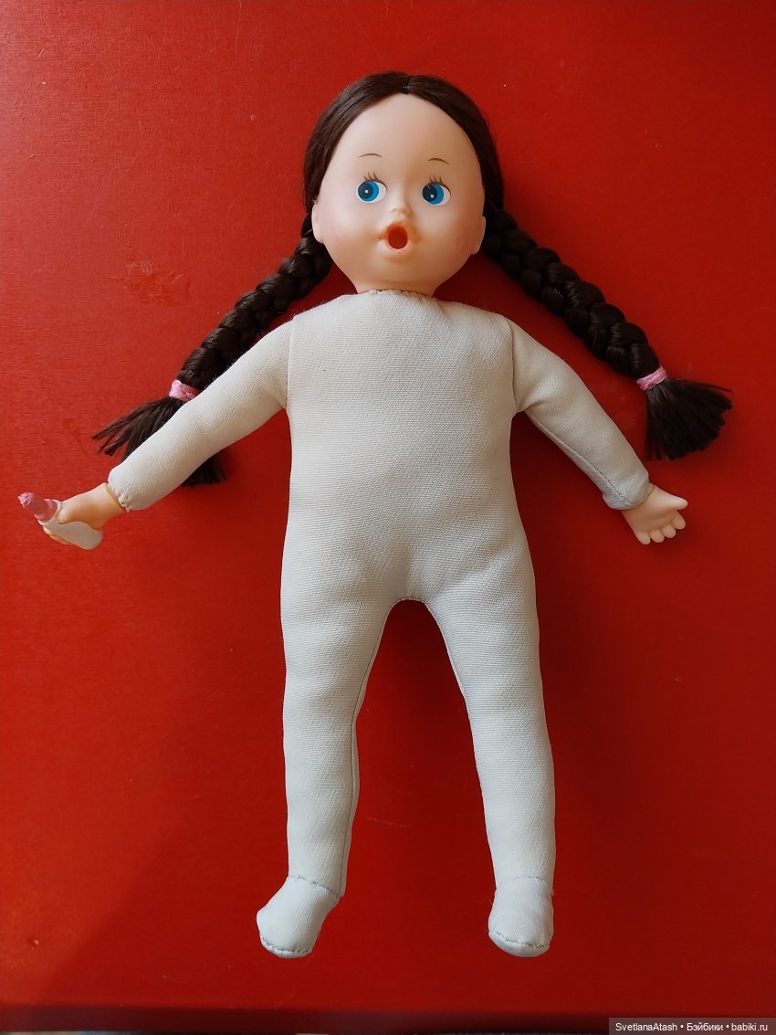 Ремонт мягкотелой куколки + выкройка тела для неё (фото 8)