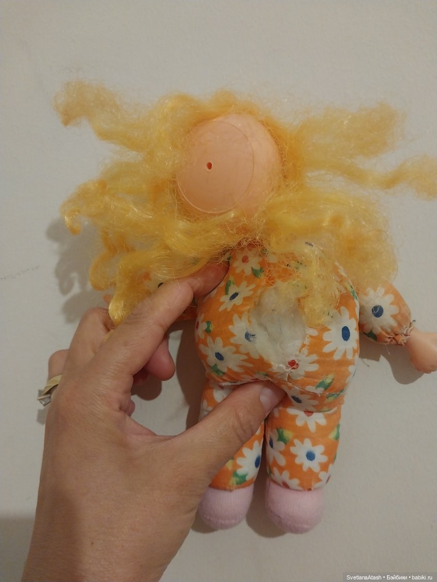 Ремонт мягкотелой куколки + выкройка тела для неё (фото 4)