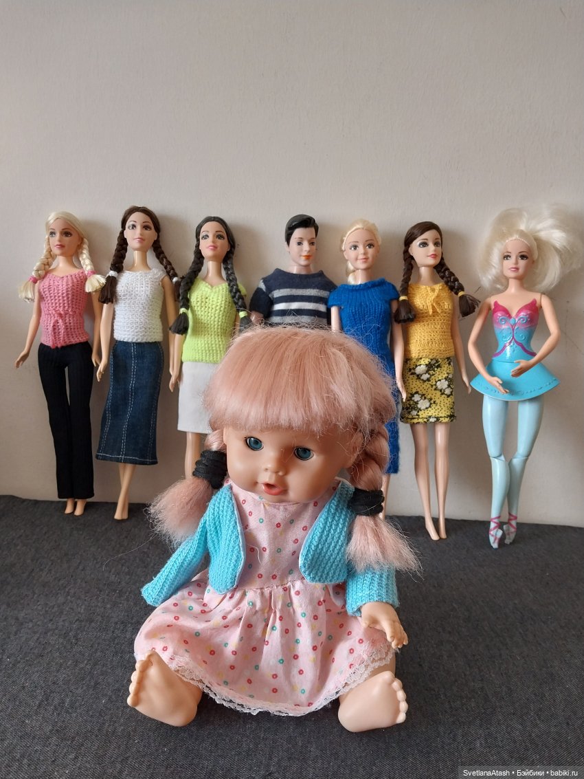 Куклы подружки дочки приходили лечиться
