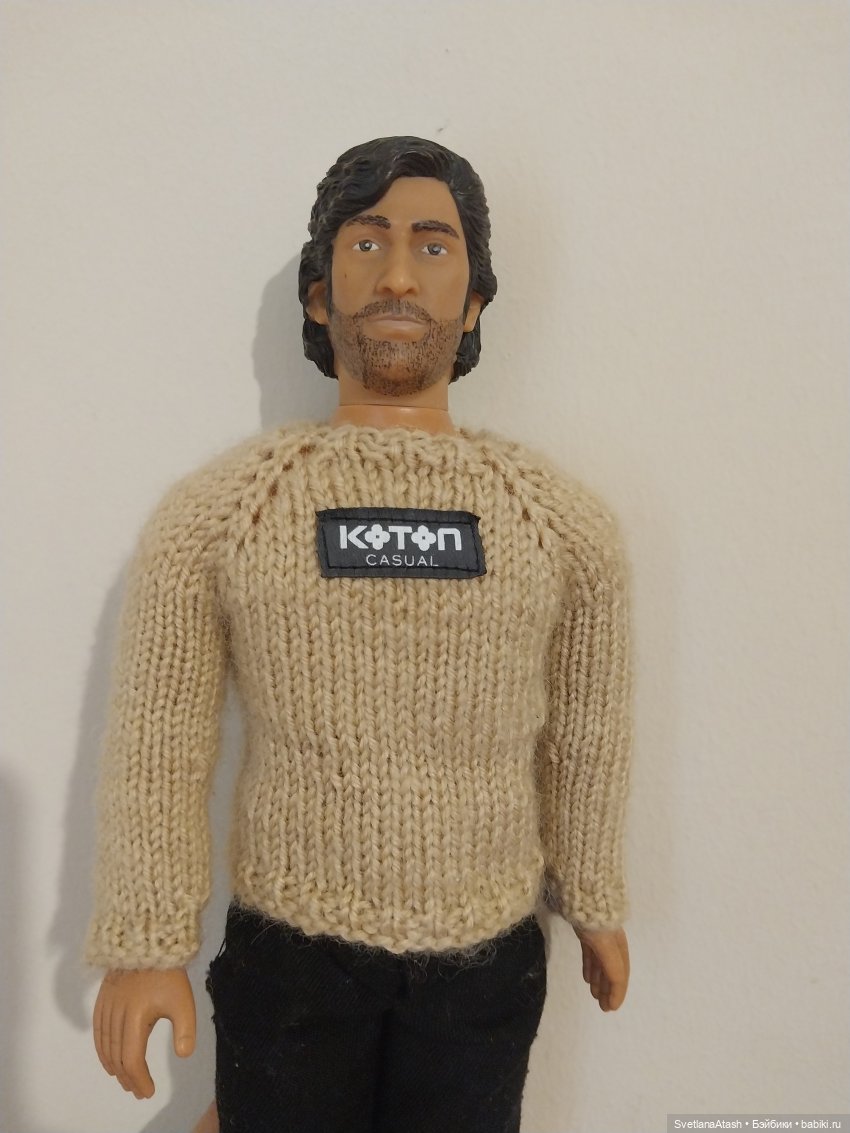 Реглан для начинающих - мой способ. Описание вязание джемпера для куклы