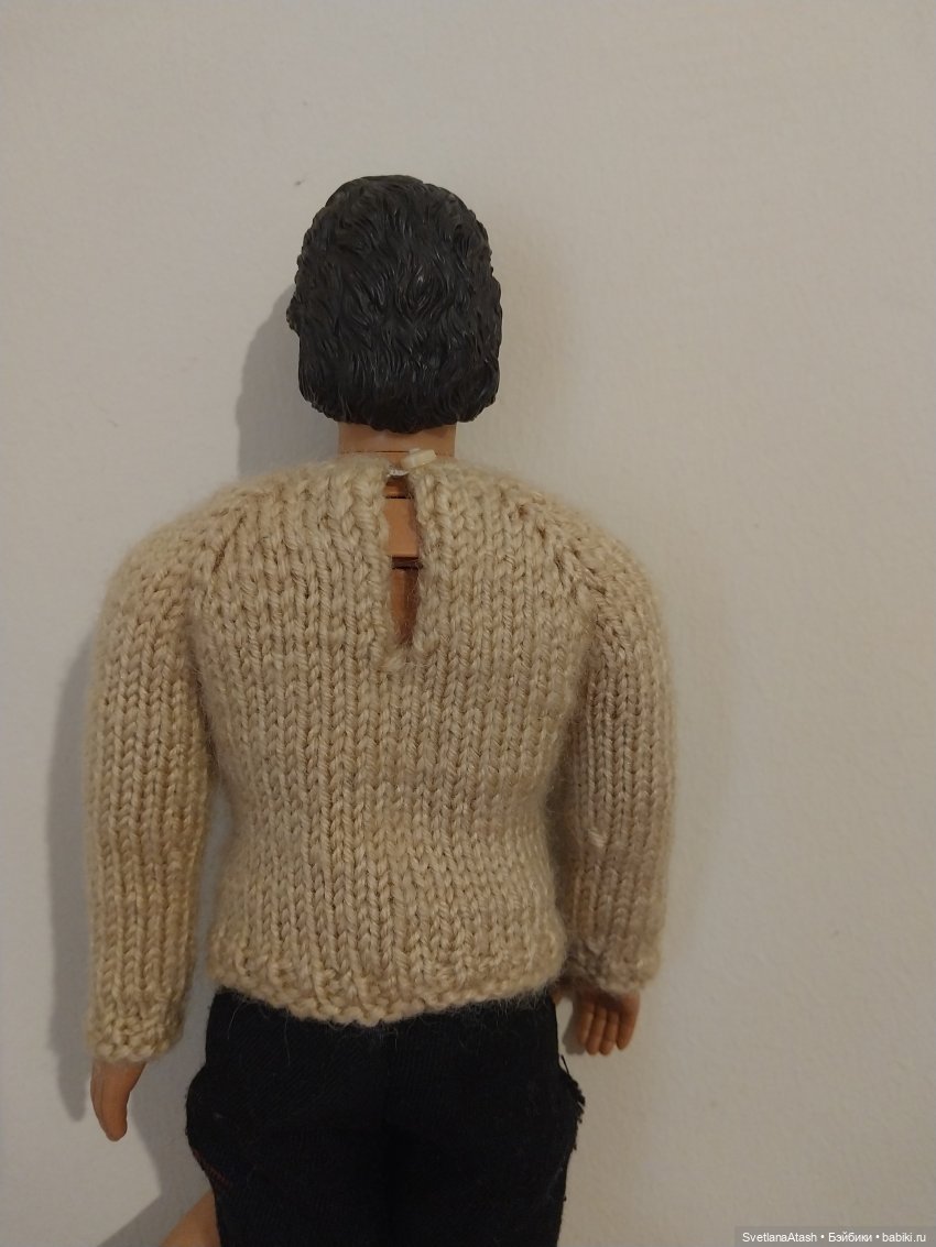 Реглан для начинающих - мой способ. Описание вязание джемпера для куклы