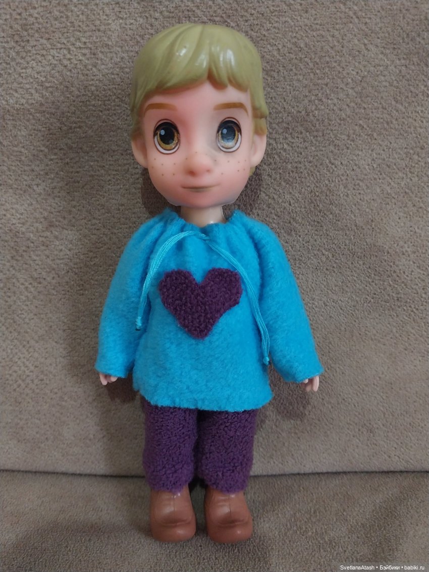 Как сшить простую кофту для кукол (фото 5)