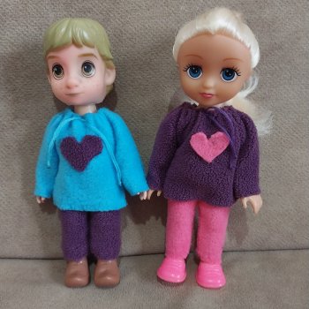 Как сшить простую кофту для кукол