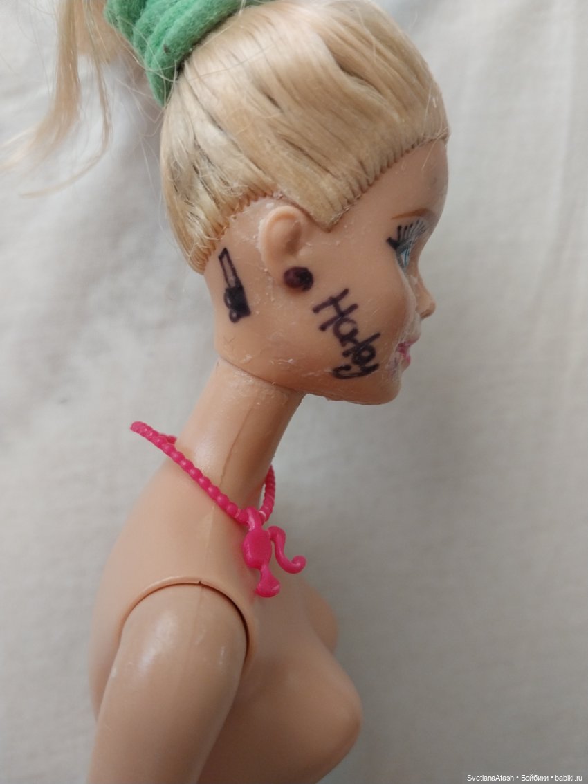 История Лори (способ, как я избавляла волосы куклы от липкости) (фото 10)