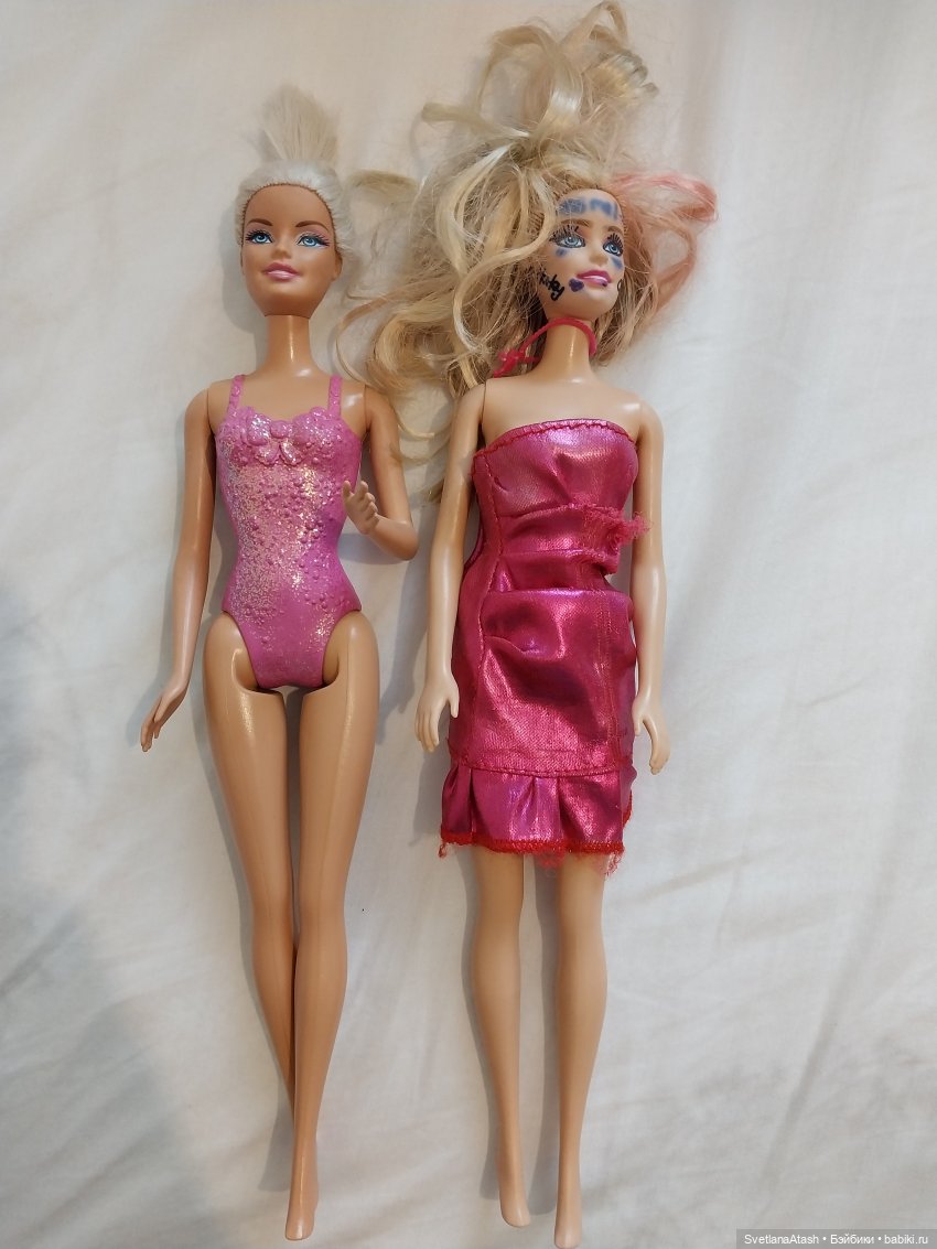 История Лори (способ, как я избавляла волосы куклы от липкости)