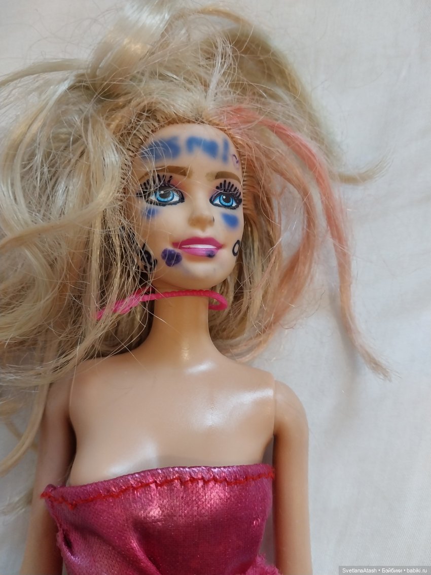 История Лори (способ, как я избавляла волосы куклы от липкости) (фото 2)