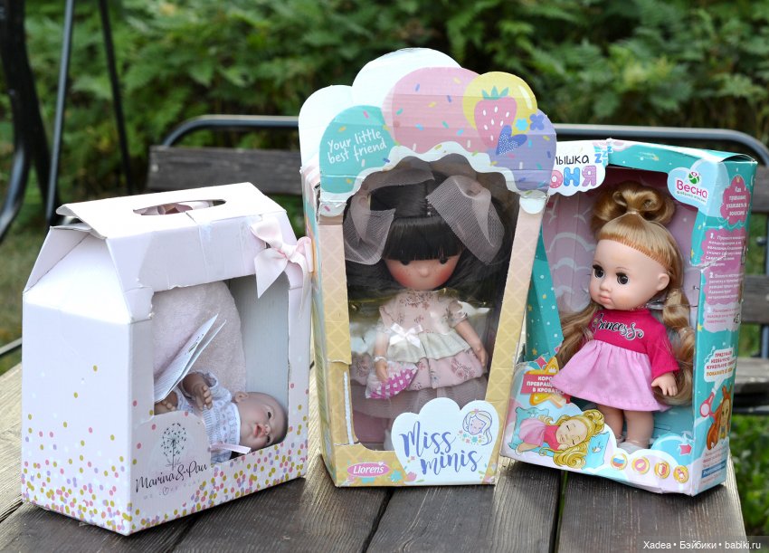 Малышка Соня Весна, пупс Marina &amp; Pau, Llorens Miss Minis