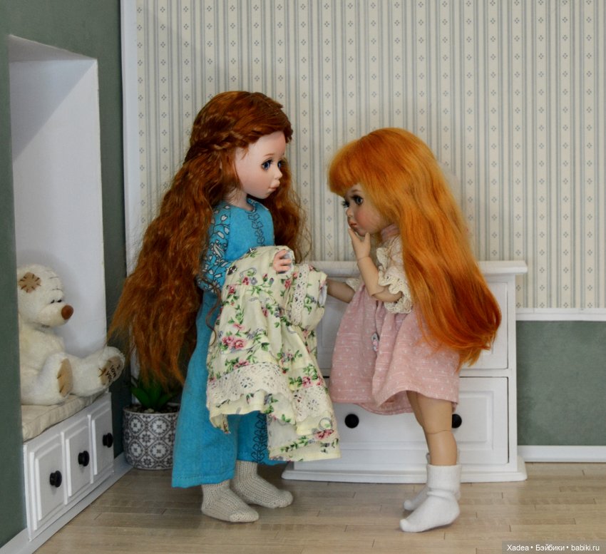 Знакомство с сестренкой — Авторские куклы BJD (БЖД) у нас дома: фото (фото 4)