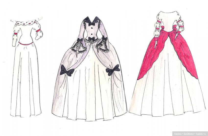 Тайна старой коробки — Бумажные куклы с одеждой для вырезания: шаблоны