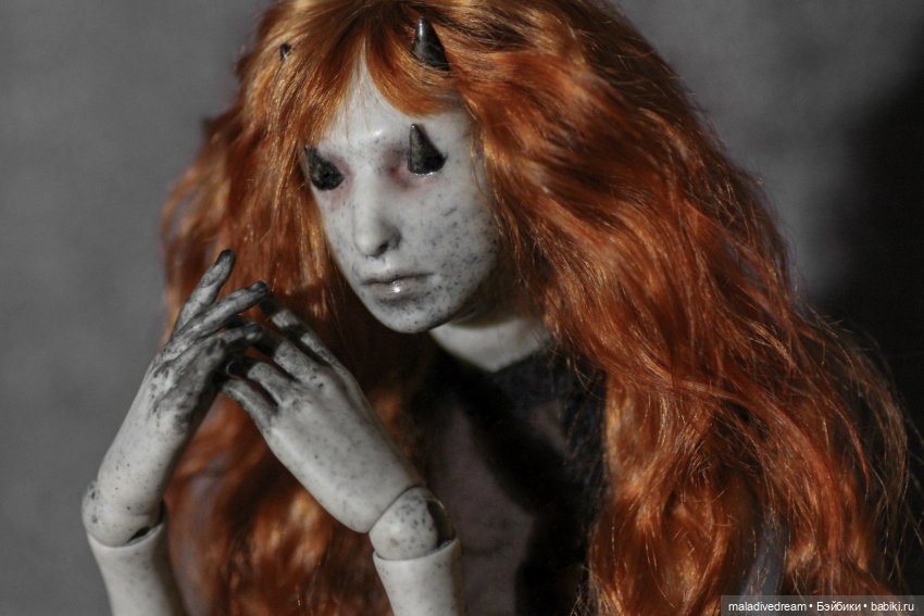 Мраморная дева | Бэйбики Мраморная дева — Авторские шарнирные куклы своими руками: лепка (фото 6)