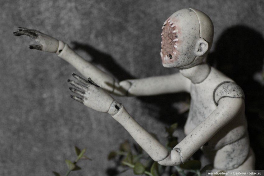 Мраморная дева | Бэйбики Мраморная дева — Авторские шарнирные куклы своими руками: лепка (фото 7)