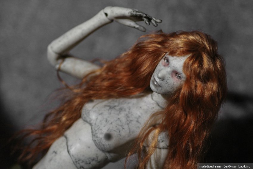 Мраморная дева | Бэйбики Мраморная дева — Авторские шарнирные куклы своими руками: лепка (фото 4)