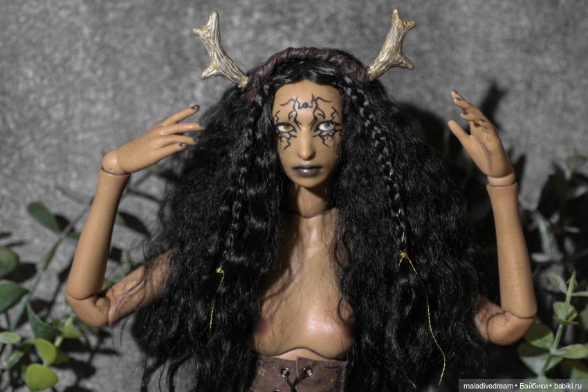 Дикая красота — Авторские шарнирные куклы своими руками: лепка (фото 2)