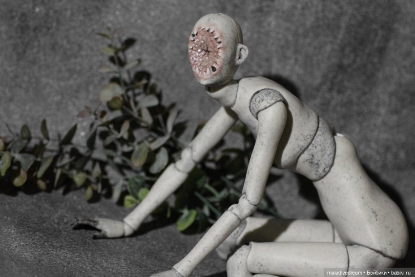 Мраморная дева — Авторские шарнирные куклы своими руками: лепка (фото 8)
