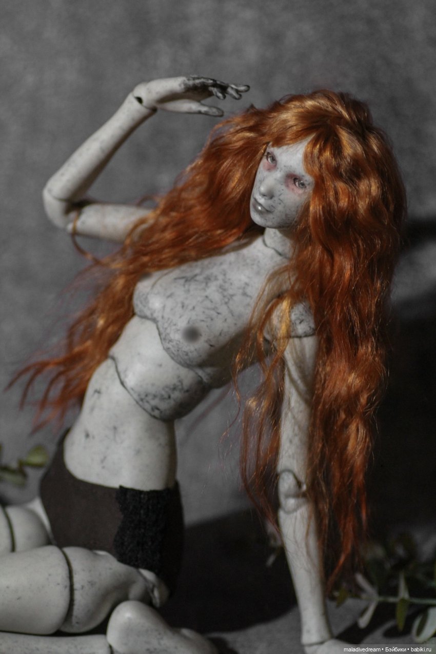 Мраморная дева | Бэйбики Мраморная дева — Авторские шарнирные куклы своими руками: лепка (фото 5)