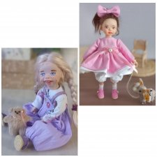 Куколка в смешанной технике 🌺