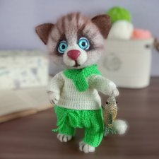 Вязаный котик