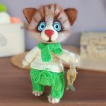 Вязаный котик