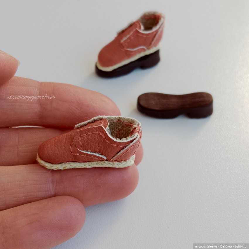 изготовление обуви для кукол 6