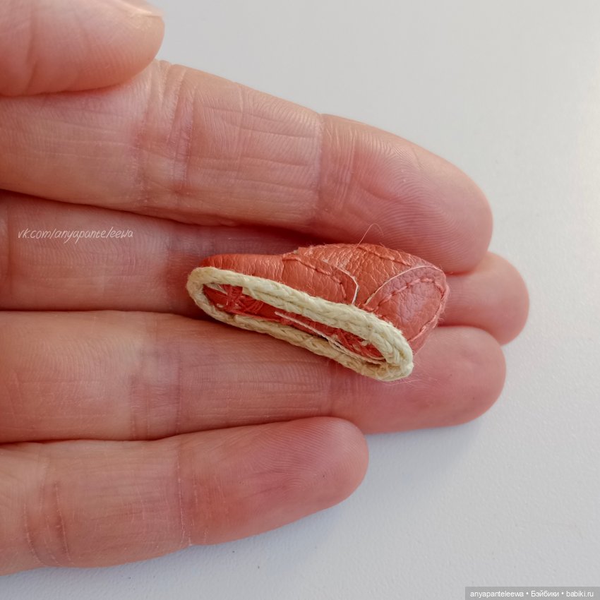 изготовление обуви для кукол 4