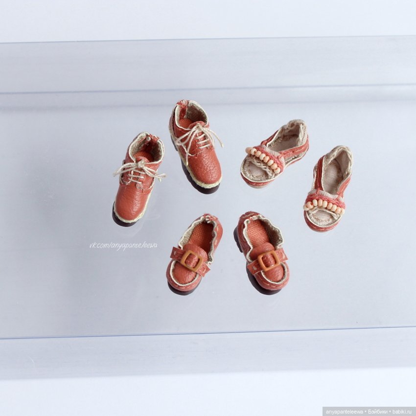 кукольная обувь из экокожи
