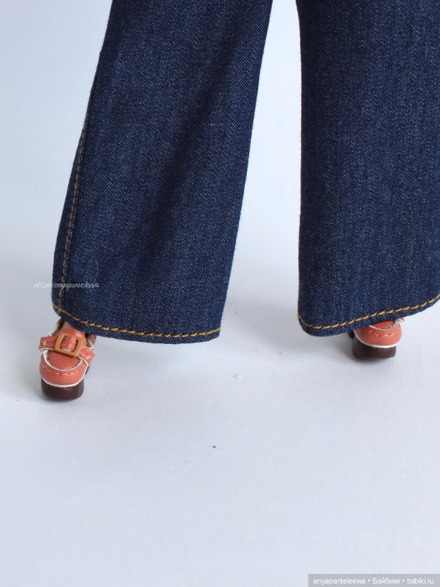 туфельки из экокожи для кукол