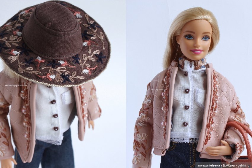 куртка для кукол из экокожи