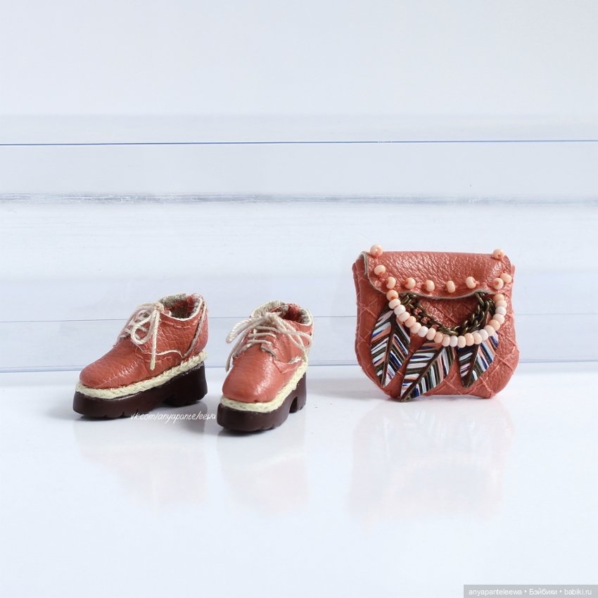 сумка и обувь для коллекционных кукол