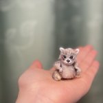 Крошка енот, миниатюра 4.5 см