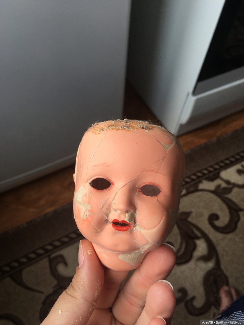 Первый блин комом — Реставрация и преображение кукол: ремонт (фото 2)