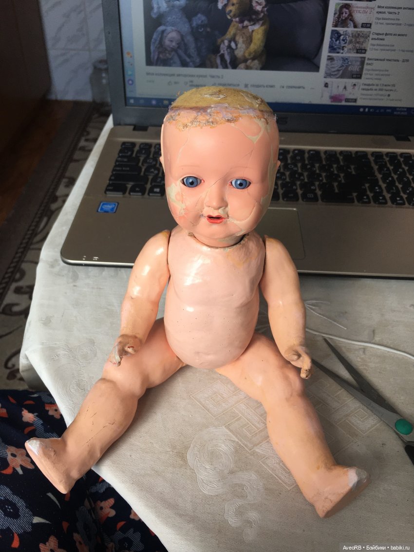 Первый блин комом — Реставрация и преображение кукол: ремонт