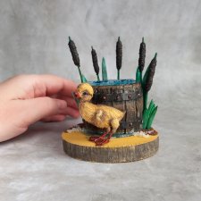 Утенок с бочкой