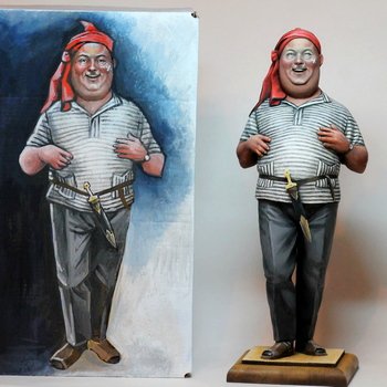 Хобби - портреты кукол на коробках