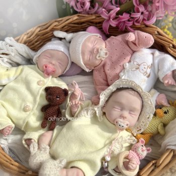 Миниатюрные куклы младенец в из полимерной глины 🌷💞