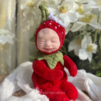 Тедди долл клубничка Полли 🍓🌱