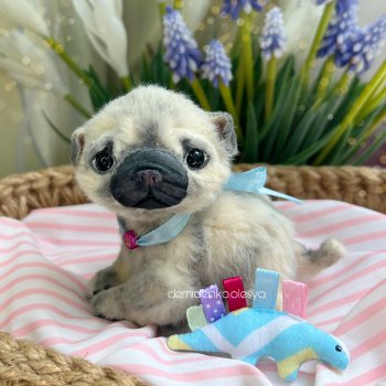 Щенок мопс Шарлей 🎈✨