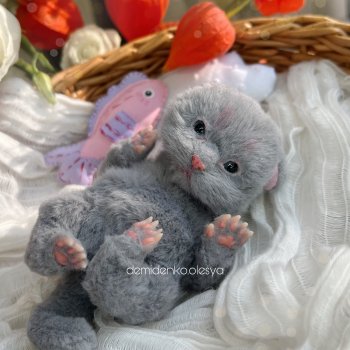 Котёнок Мишель 🩶✨