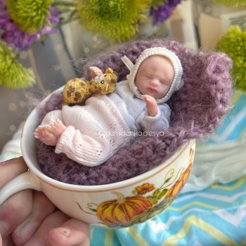 Авторская кукла младенец Варенька 💖