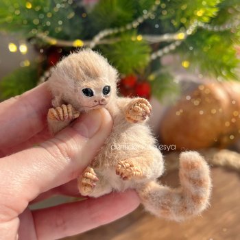 Миниатюрная обезьянка мармозетка