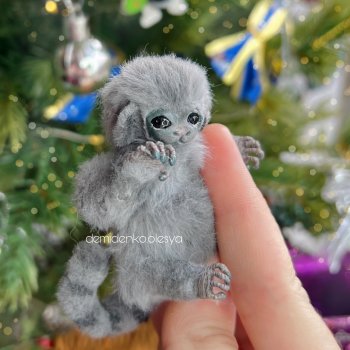 Миниатюрная обезьянка игрунка Морти ✨