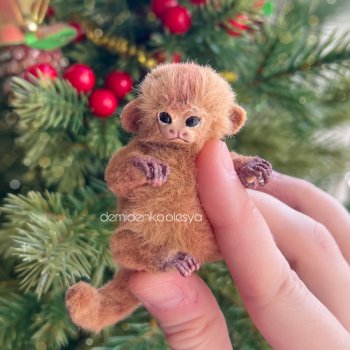 Обезьянка игрунка Кунжутик