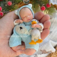 Миниатюрная кукла младенец Маяр мини реборн