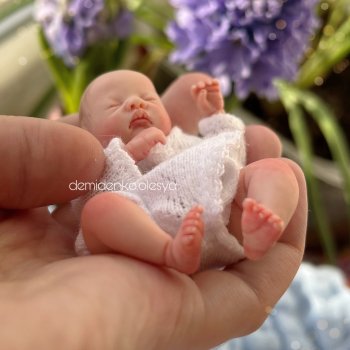Миниатюрная кукла младенец Арья 🤍