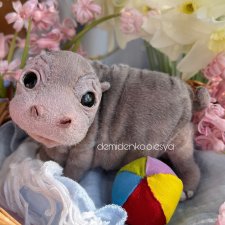 Малыш бегемот Гектор 💚🌸